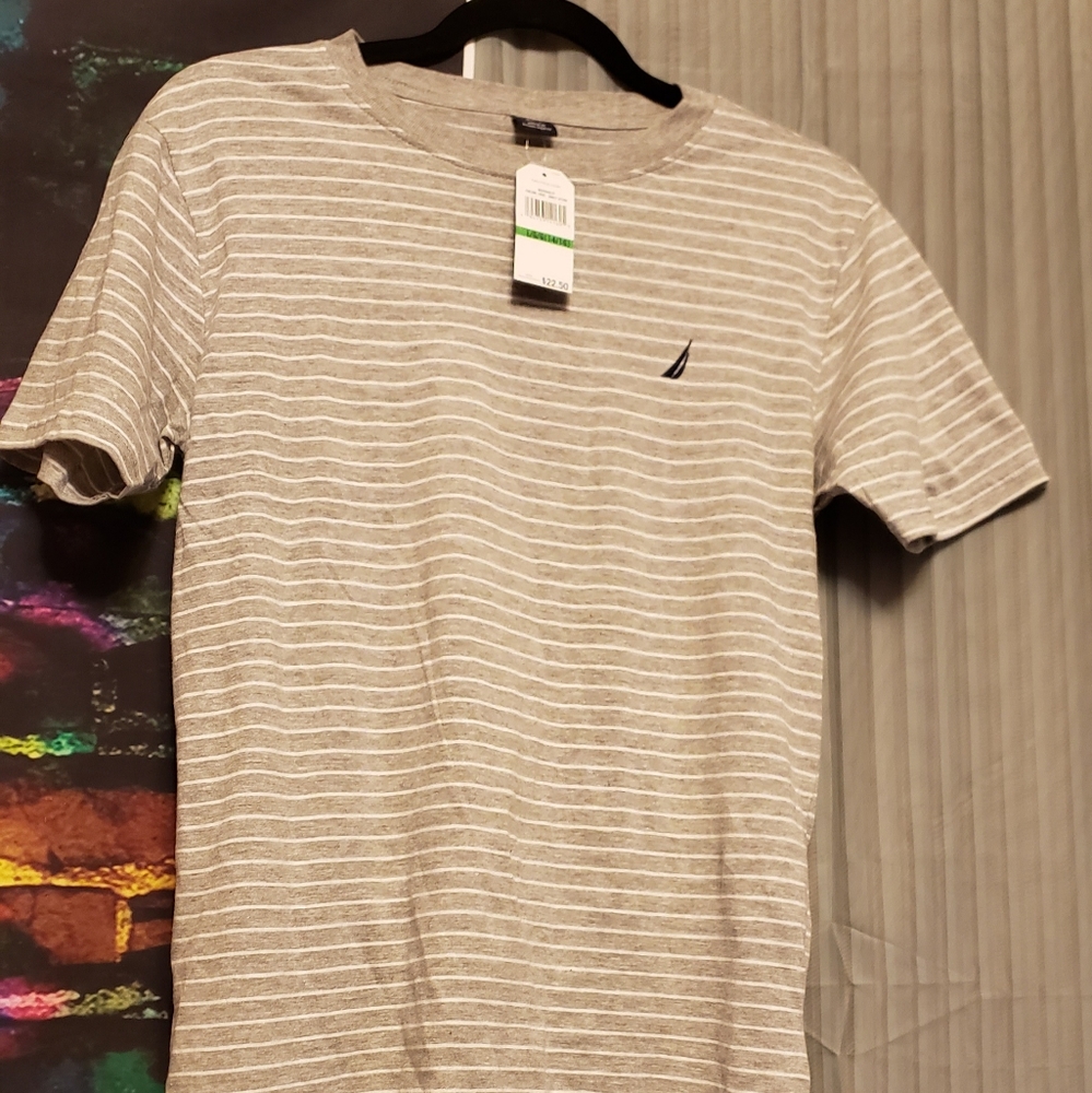 Nautica boys Short Sleeve Tee-Shirt L(14-16)
